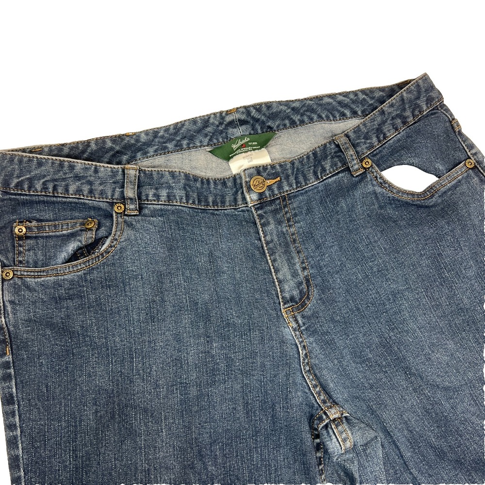 Woolrich Womens Dark Denim Blue Jeans 1219 DKD Size 14 Excellent Condition‎